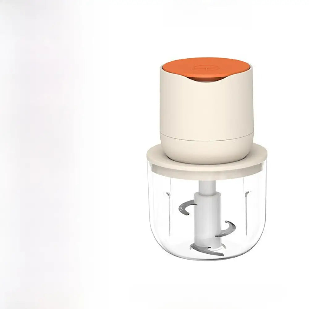 Portable Electric Food Chopper and Mini Garlic Processor - FP212 / White - Home Appliances