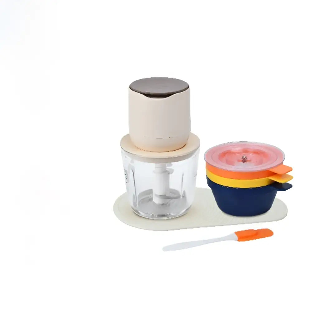 Portable Electric Food Chopper and Mini Garlic Processor - FP212DS / White - Home Appliances