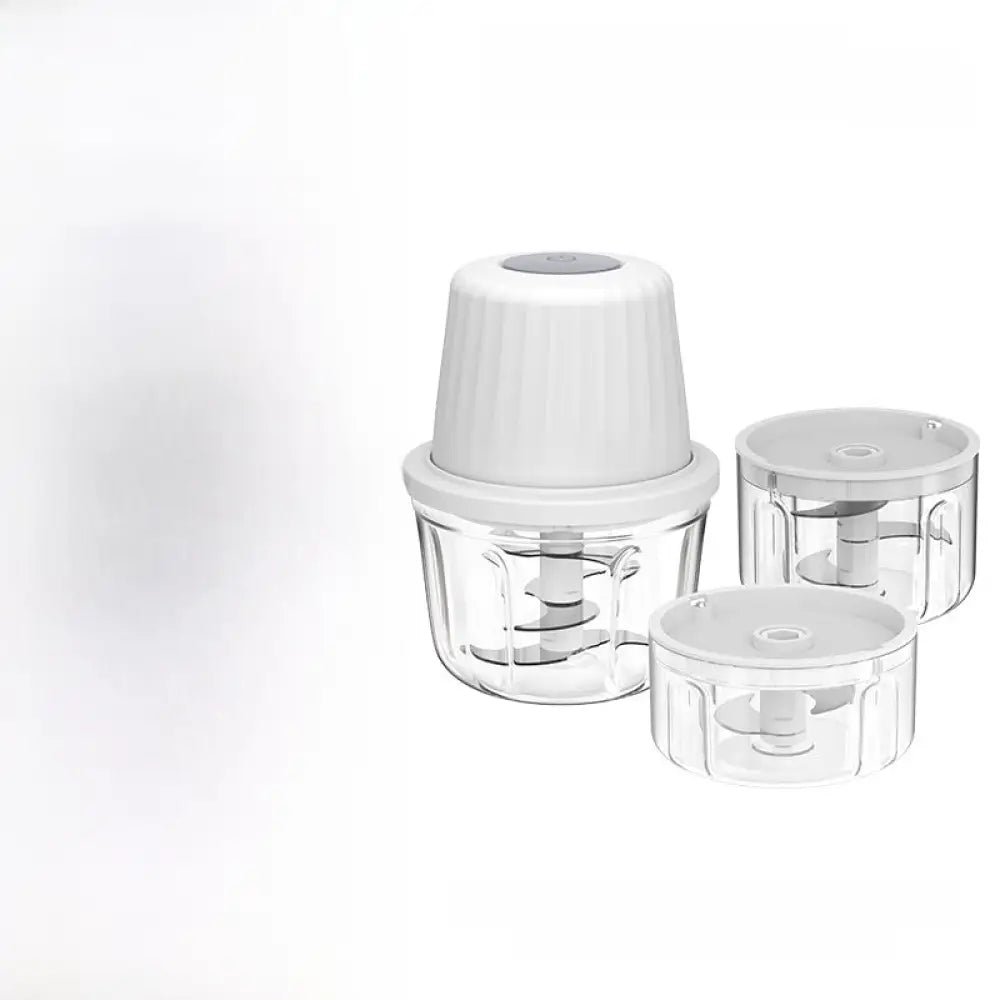 Portable Electric Food Chopper and Mini Garlic Processor - FP221S / White - Home Appliances