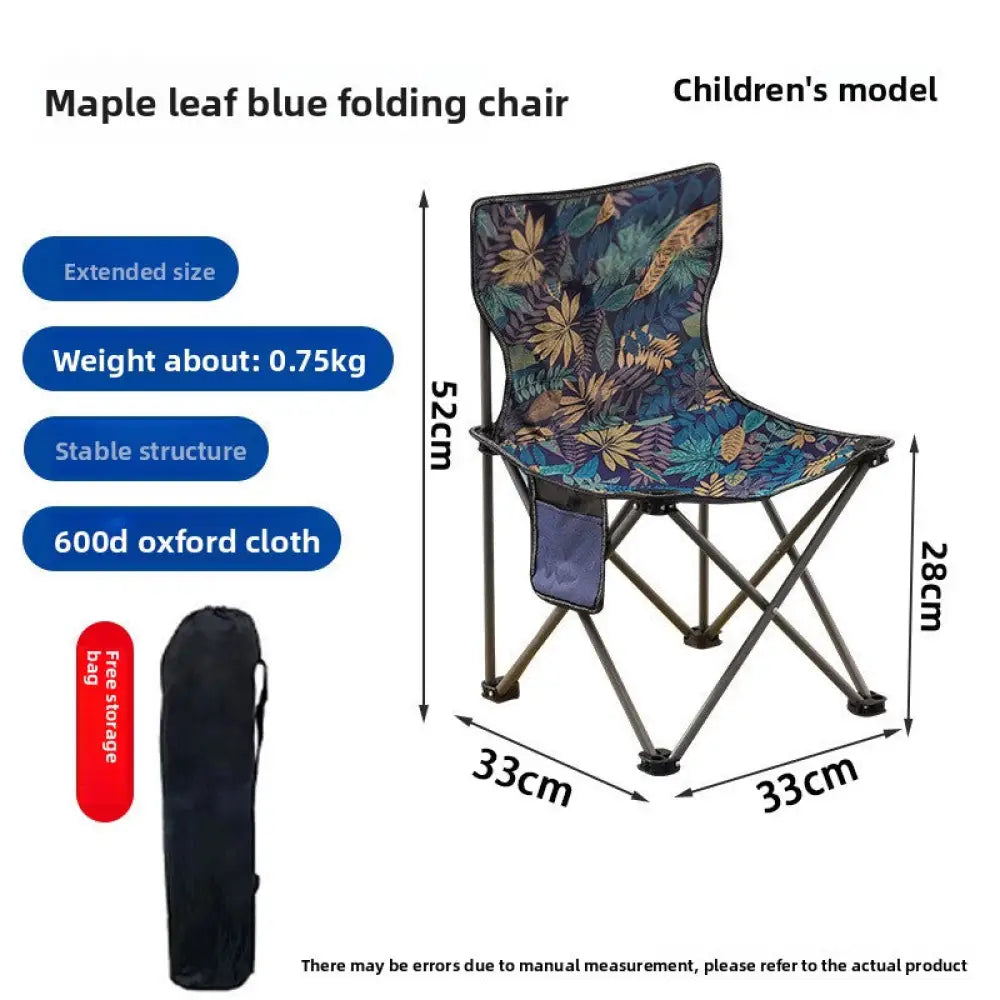 Portable Folding Moon Chair - Carbon Steel Outdoor Camping Chair with Fabric Cover (Low-Back & High-Back Options) - 33
