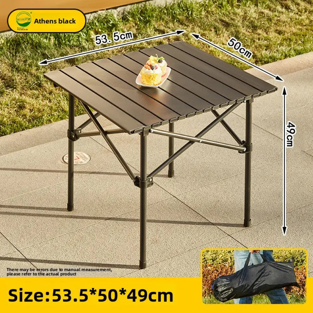 Portable Folding Moon Chair - Carbon Steel Outdoor Camping Chair with Fabric Cover (Low-Back & High-Back Options) - 55