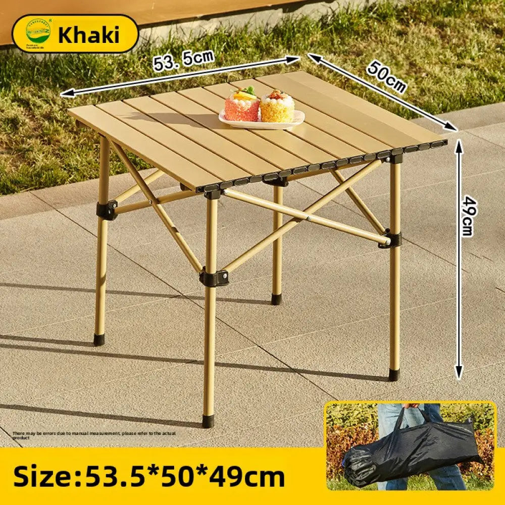 Portable Folding Moon Chair - Carbon Steel Outdoor Camping Chair with Fabric Cover (Low-Back & High-Back Options) - 55