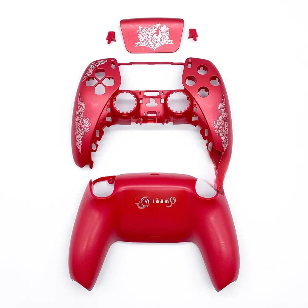 PS5 Controller Replacement Shell - Custom Game-Themed ABS Case Compatible with DualSense Gen 1/2/3 - Monster Hunter