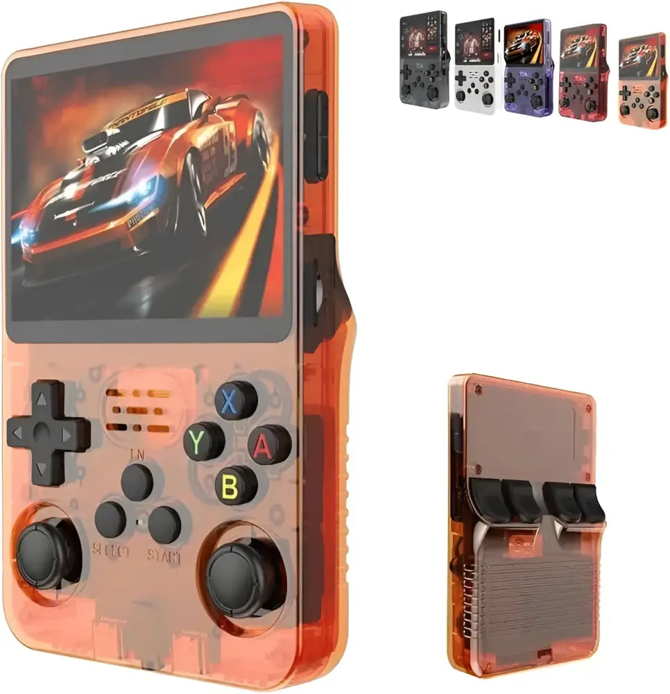 Retro Handheld Game Console 3.5-Inch HD Screen - Linux Open-Source Emulator with GBA FC & PSP Support 64GB/128GB - 128G
