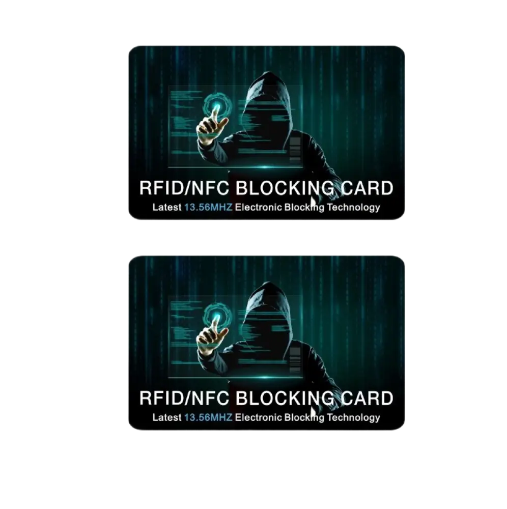 RFID Anti Theft Blocking Card for Credit Card and ID Protection - Chip shielding card hk3 - Consumer Electronics