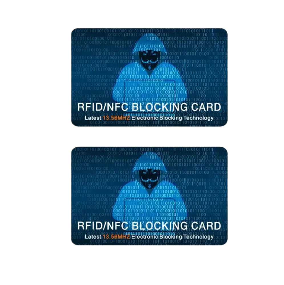 RFID Anti Theft Blocking Card for Credit Card and ID Protection - Chip shielding card hk1 - Consumer Electronics