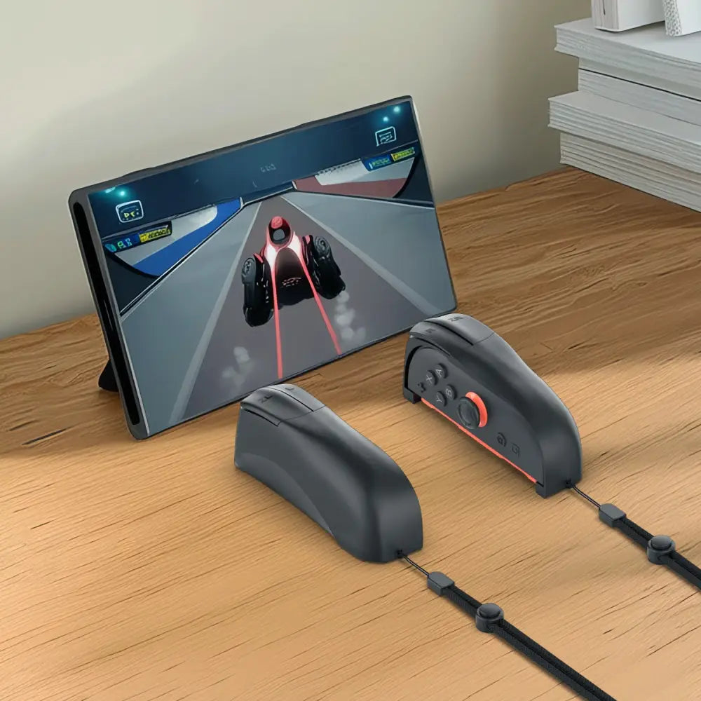 Snap-On Ergonomic Game Handles for NS2 Joypad ABS Grip Controllers with Mouse-Like Control Easy Install Left & Right