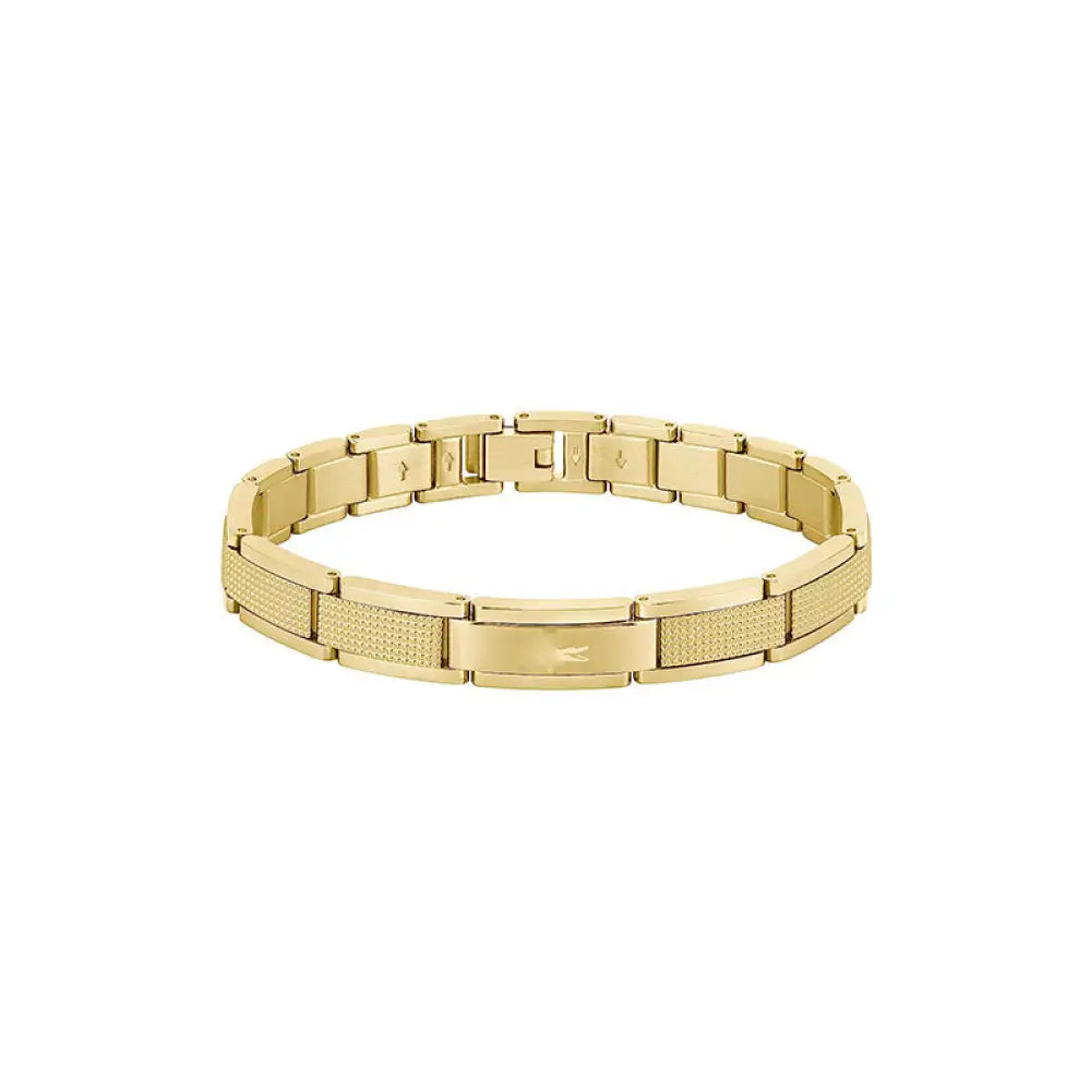 Stainless Steel Crocodile Curved Bracelet for Men and Women - Gold frosted style / Non-magnetic - Gifts for All
