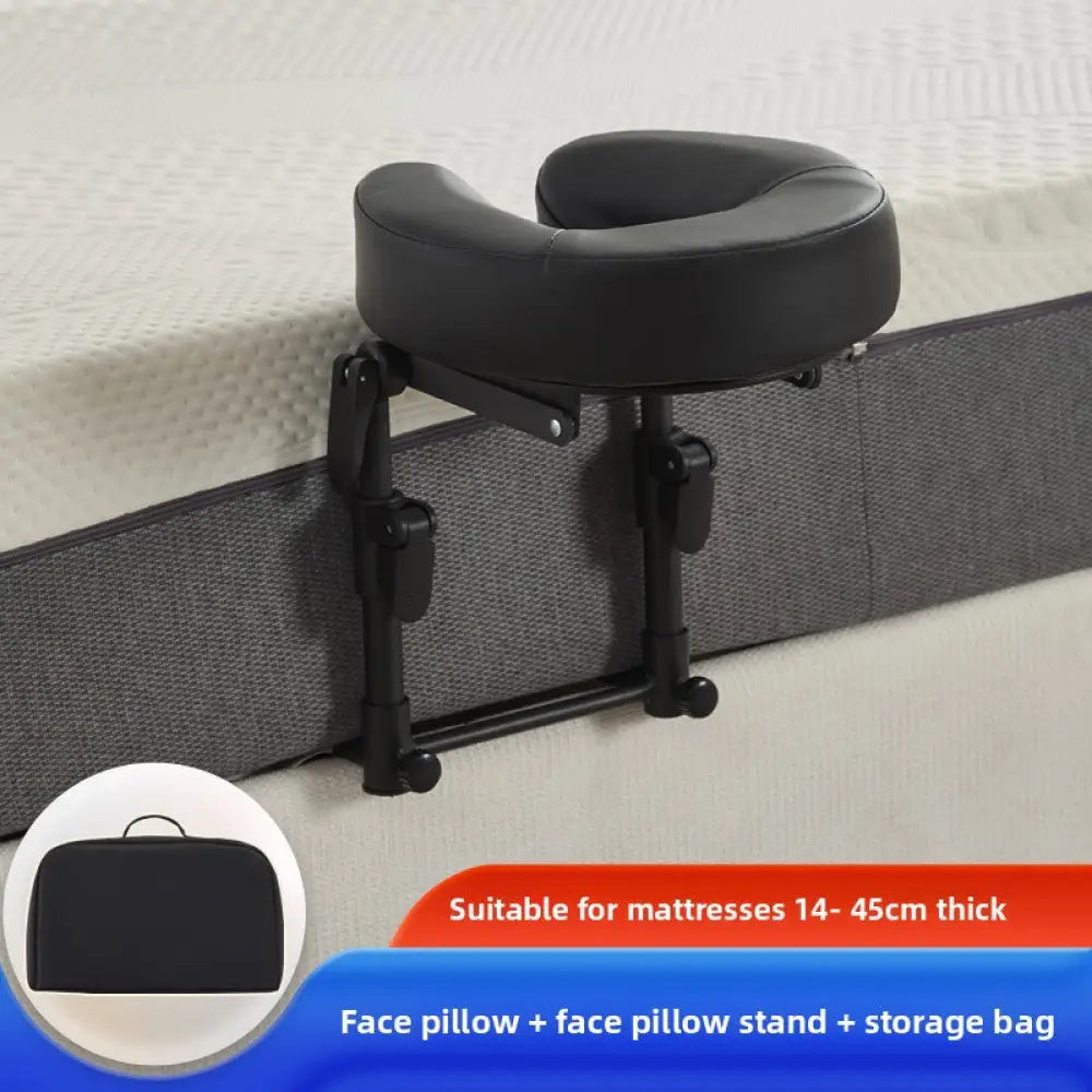 Suspended Face Down Pillow with Headrest - Adjustable Mattress Support Cushion for Beauty Treatments & Post-Surgery