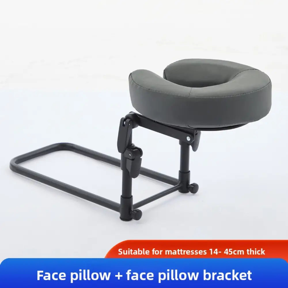 Suspended Face Down Pillow with Headrest - Adjustable Mattress Support Cushion for Beauty Treatments & Post-Surgery