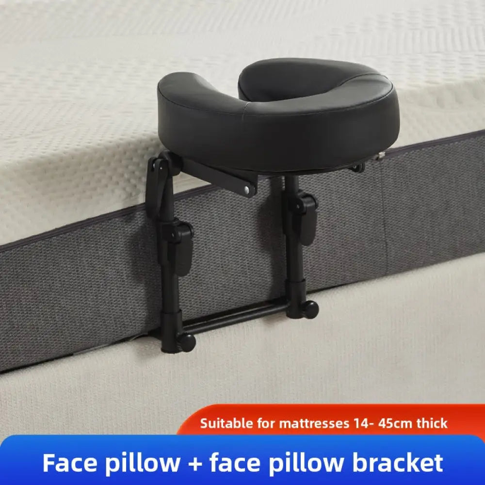 Suspended Face Down Pillow with Headrest - Adjustable Mattress Support Cushion for Beauty Treatments & Post-Surgery