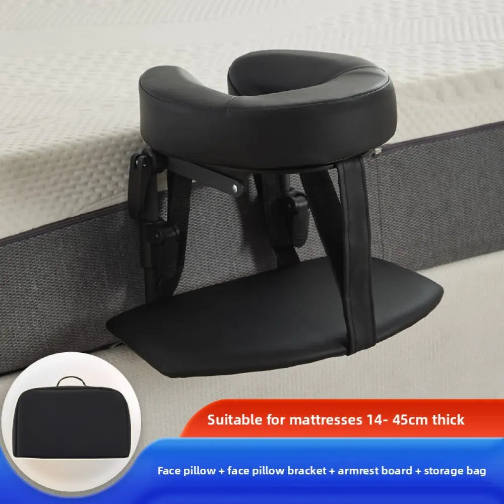 Suspended Face Down Pillow with Headrest - Adjustable Mattress Support Cushion for Beauty Treatments & Post-Surgery