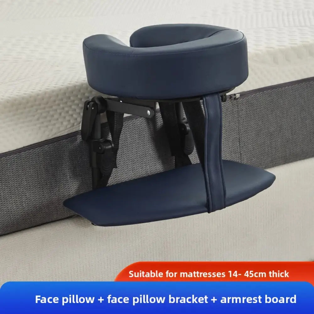 Suspended Face Down Pillow with Headrest - Adjustable Mattress Support Cushion for Beauty Treatments & Post-Surgery