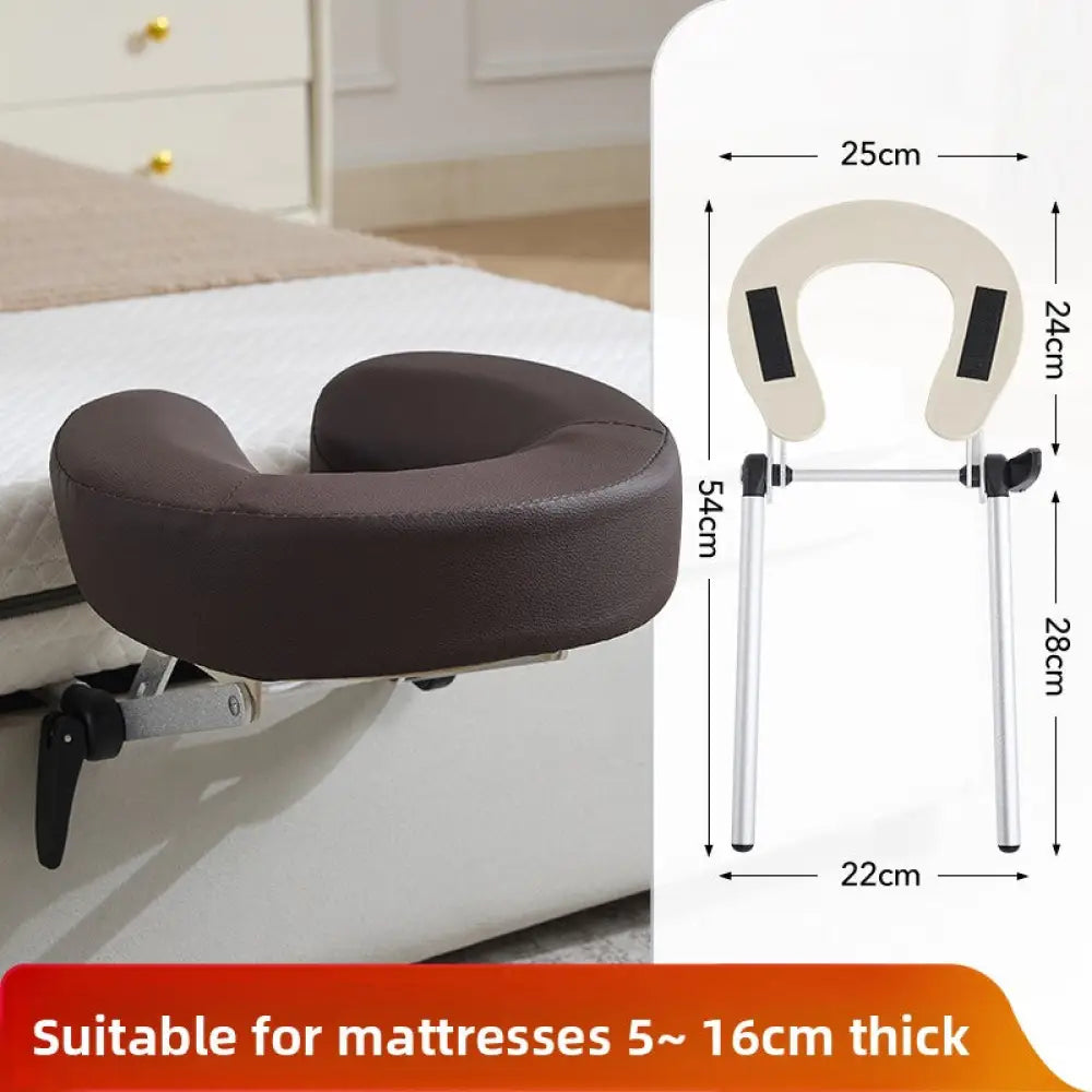 Suspended Face Down Pillow with Headrest - Adjustable Mattress Support Cushion for Beauty Treatments & Post-Surgery