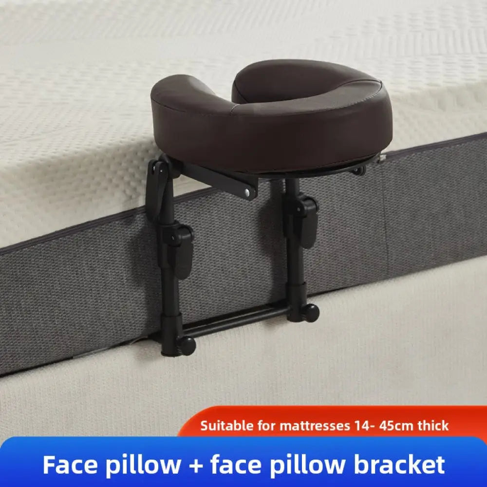 Suspended Face Down Pillow with Headrest - Adjustable Mattress Support Cushion for Beauty Treatments & Post-Surgery