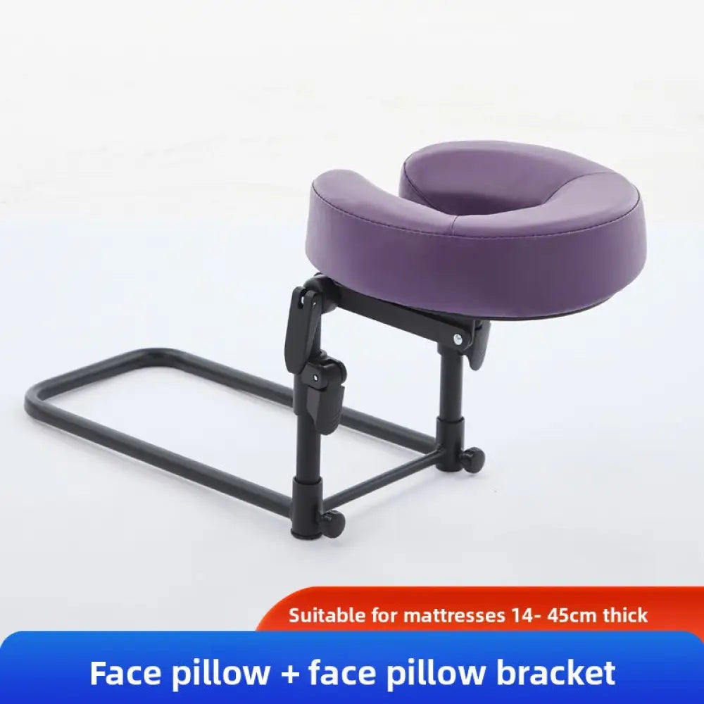 Suspended Face Down Pillow with Headrest - Adjustable Mattress Support Cushion for Beauty Treatments & Post-Surgery