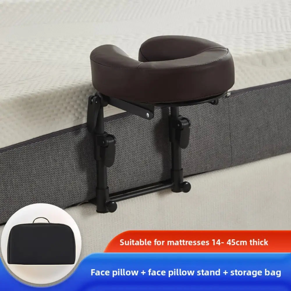 Suspended Face Down Pillow with Headrest - Adjustable Mattress Support Cushion for Beauty Treatments & Post-Surgery