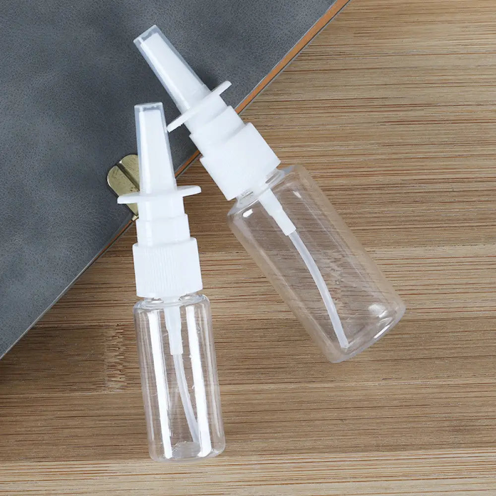 Transparent PET Spray Bottle - Fine Mist Refillable Atomizer (5ml-30ml) Lightweight Portable Design - Home & Garden