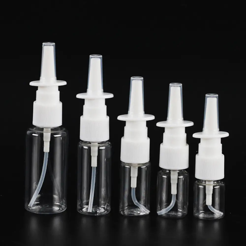 Transparent PET Spray Bottle - Fine Mist Refillable Atomizer (5ml-30ml) Lightweight Portable Design - 15ml Direct Spray