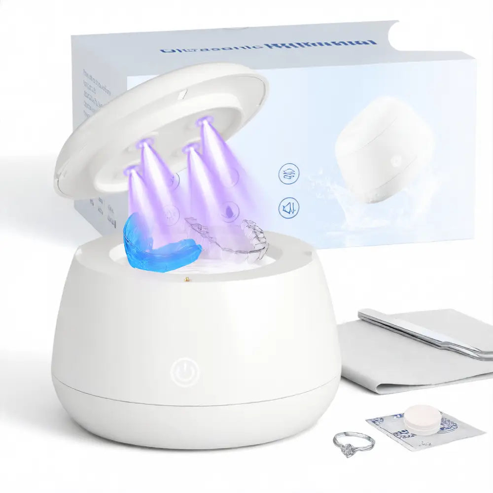 Ultrasonic Denture and Jewelry Cleaner with Sterilizing 12V USB Model - Consumer Electronics