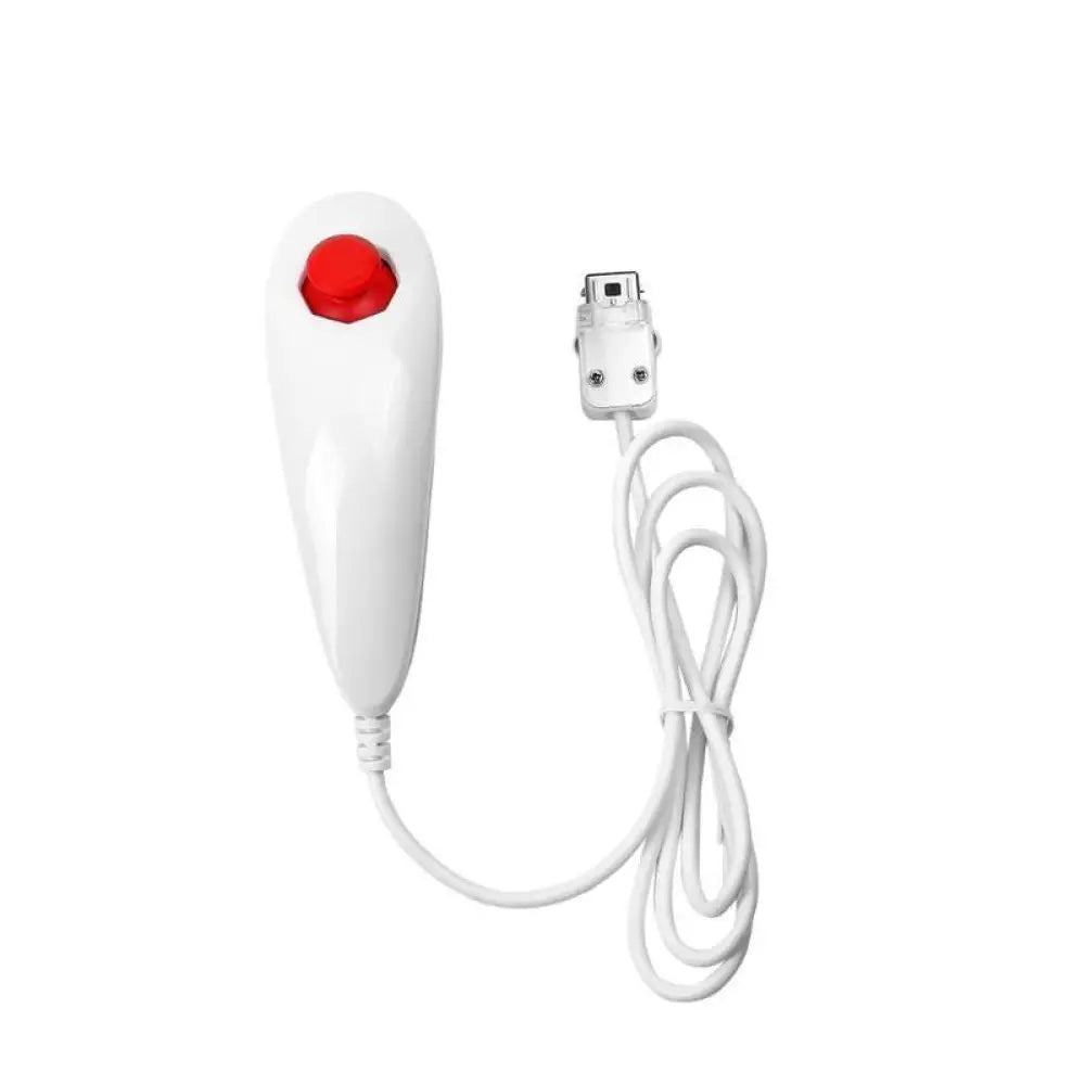 Wii Motion Controller Gamepad Set with Built-In Accelerator Left & Right Handles USB Wired - Two-color naked left