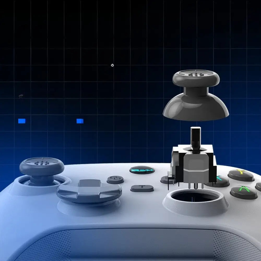 Wireless Bluetooth Game Controller with Hall Effect Joysticks 6-Axis Motion Control & Vibration Multi-Platform Gamepad