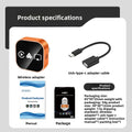 Wireless CarPlay & Android Auto Adapter 1080P USB Plug & Play Converter for iOS & Android - P19T 4 Orange Type C