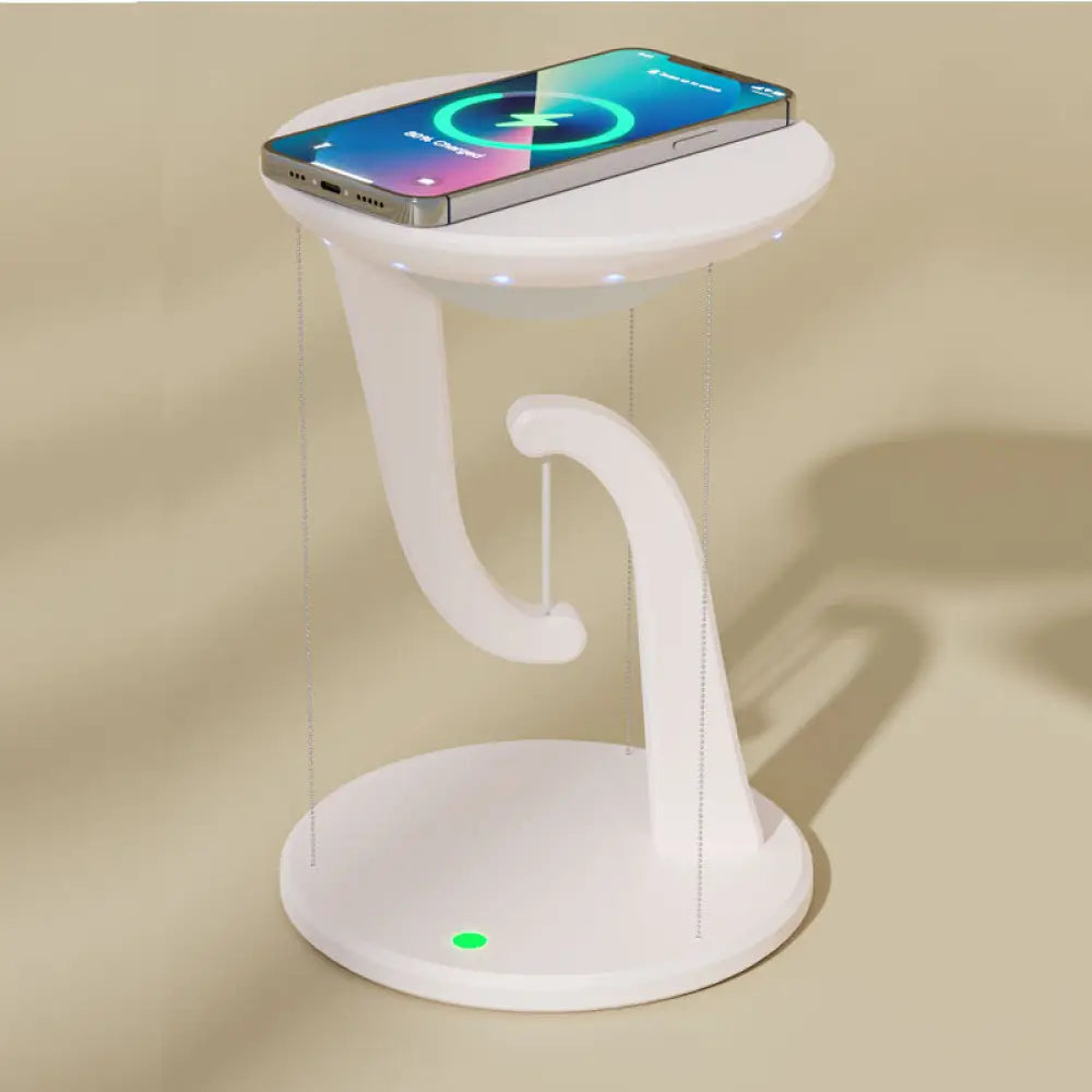 Wireless Charging Suspension Lamp - Floating LED Touch Table Lamp with USB Power & Modern Atmosphere Lighting - Gifts
