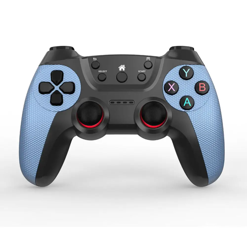 Wireless Game Controller 2.4G Bluetooth Gamepad for Android PC PS3 TV Steam with Turbo - Midnight Blue USB Type-C Micro