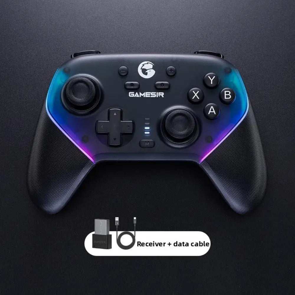 Wireless Gaming Controller with Bluetooth & 2.4G Macro Programming Motion Sensing & Interchangeable Faceplates