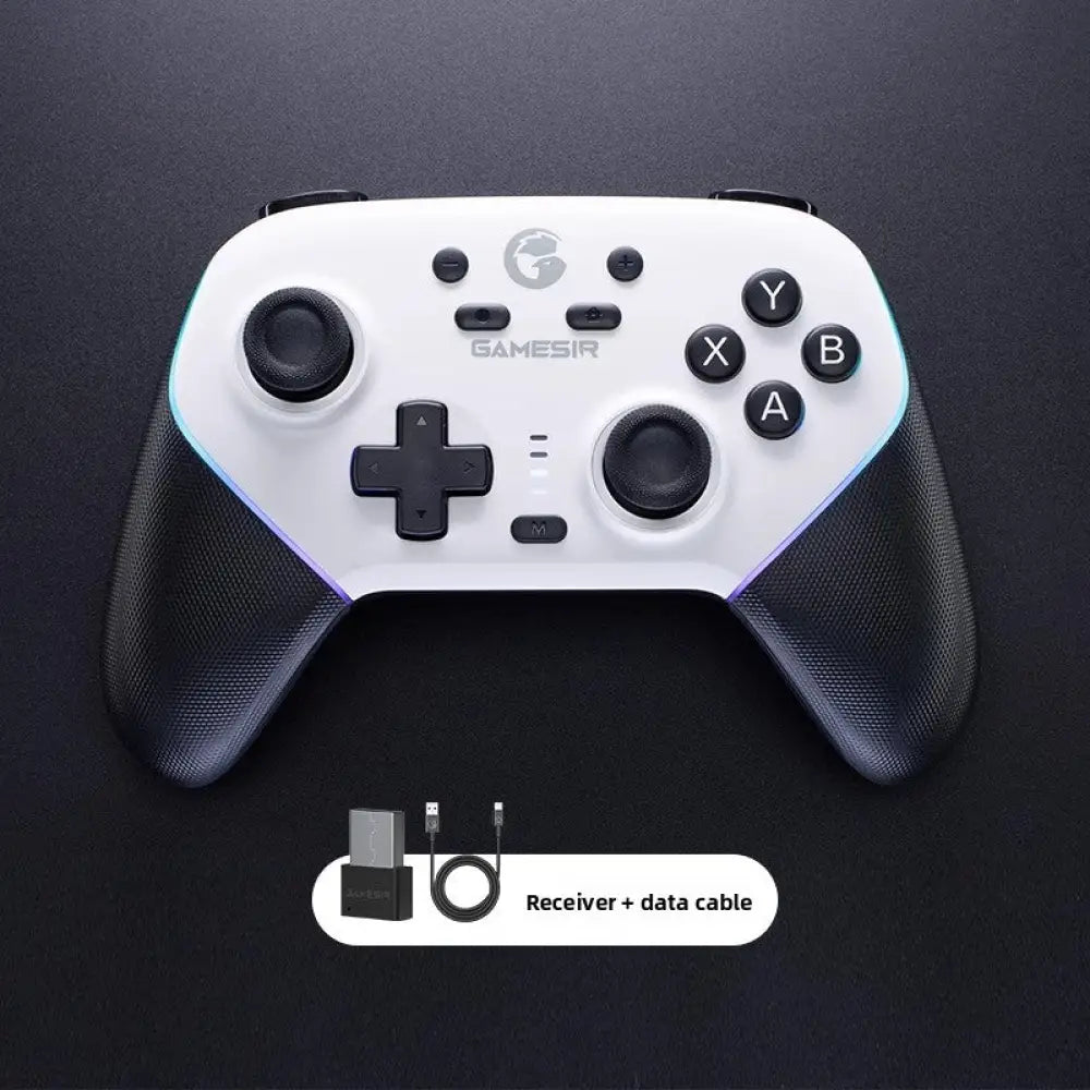 Wireless Gaming Controller with Bluetooth & 2.4G Macro Programming Motion Sensing & Interchangeable Faceplates