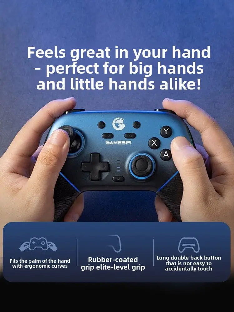 Wireless Gaming Controller with Bluetooth & 2.4G Macro Programming Motion Sensing & Interchangeable Faceplates