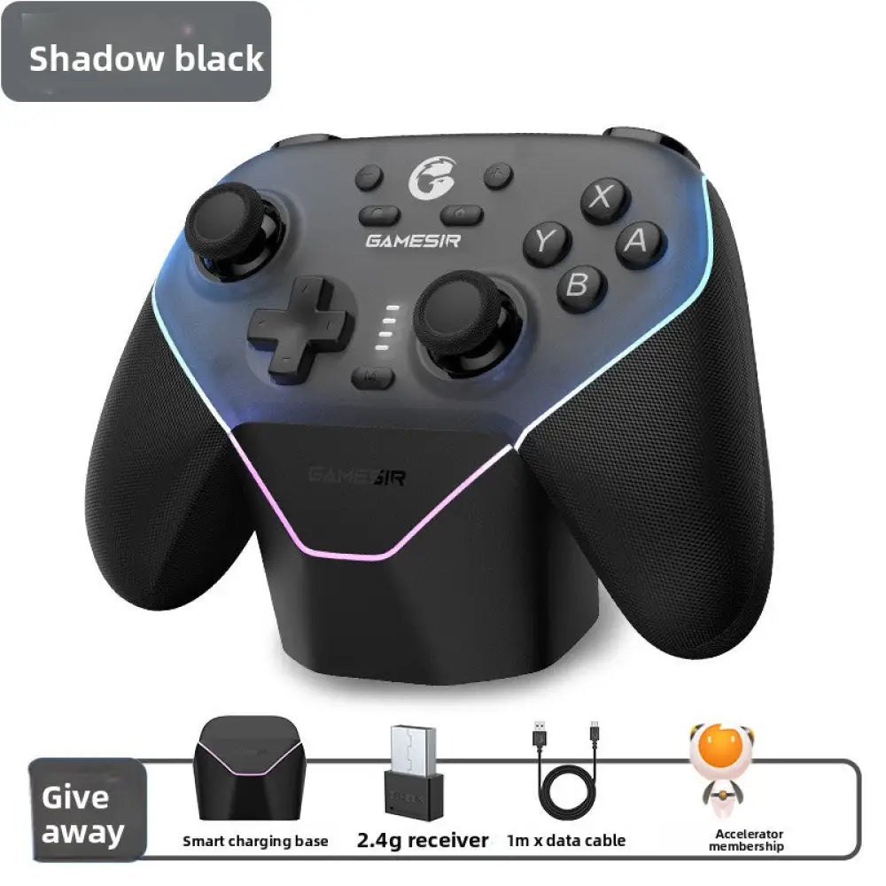 Wireless Gaming Controller with Bluetooth & 2.4G Macro Programming Motion Sensing & Interchangeable Faceplates