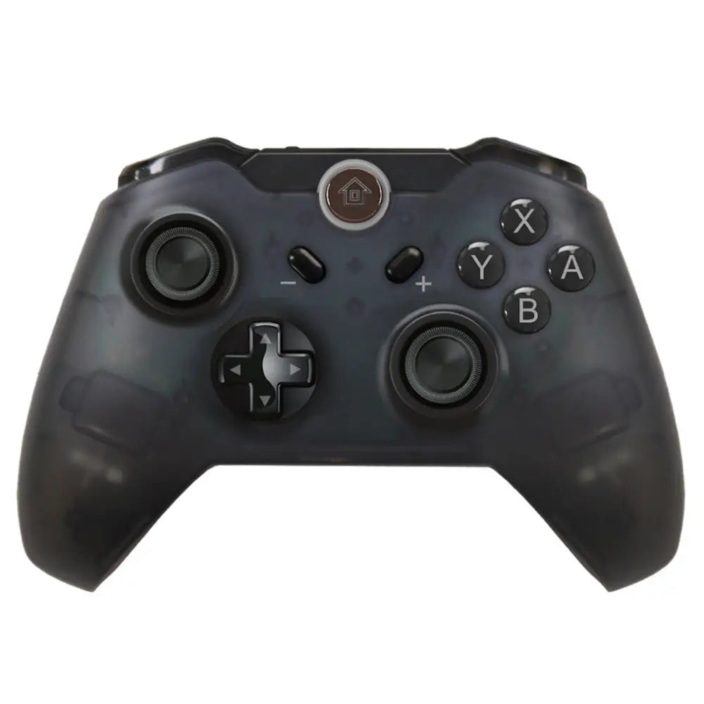 Wireless Pro Controller for Nintendo Switch & PC Motion Control Vibration Rechargeable - Through Black - Gaming